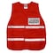 Kishigo Red, Not ANSI Compliant, Incident Command Vest 3708I - alternate 2